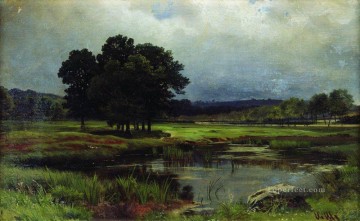 150の主題の芸術作品 Painting - 風景 イワン・イワノビッチ湖
